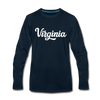 Virginia Long Sleeve T-Shirt - Hand Lettered Unisex Virginia Long Sleeve Shirt