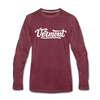 Vermont Long Sleeve T-Shirt - Hand Lettered Unisex Vermont Long Sleeve Shirt