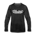 Vermont Long Sleeve T-Shirt - Hand Lettered Unisex Vermont Long Sleeve Shirt - charcoal gray