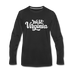 West Virginia Long Sleeve T-Shirt - Hand Lettered Unisex West Virginia Long Sleeve Shirt - black