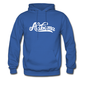 Alabama Hoodie - Hand Lettered Unisex Alabama Hooded Sweatshirt - royal blue