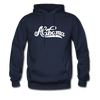 Alabama Hoodie - Hand Lettered Unisex Alabama Hooded Sweatshirt - navy