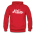 Alabama Hoodie - Hand Lettered Unisex Alabama Hooded Sweatshirt - red