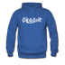 Connecticut Hoodie - Hand Lettered Unisex Connecticut Hooded Sweatshirt - royal blue