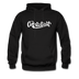 Connecticut Hoodie - Hand Lettered Unisex Connecticut Hooded Sweatshirt - black