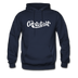 Connecticut Hoodie - Hand Lettered Unisex Connecticut Hooded Sweatshirt - navy