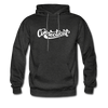 Connecticut Hoodie - Hand Lettered Unisex Connecticut Hooded Sweatshirt - charcoal gray