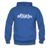 Arizona Hoodie - Hand Lettered Unisex Arizona Hooded Sweatshirt - royal blue