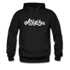 Arizona Hoodie - Hand Lettered Unisex Arizona Hooded Sweatshirt - black