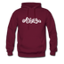 Arizona Hoodie - Hand Lettered Unisex Arizona Hooded Sweatshirt - burgundy