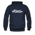Arizona Hoodie - Hand Lettered Unisex Arizona Hooded Sweatshirt - navy
