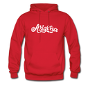 Arizona Hoodie - Hand Lettered Unisex Arizona Hooded Sweatshirt - red