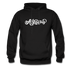 Arkansas Hoodie - Hand Lettered Unisex Arkansas Hooded Sweatshirt - black