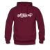 Arkansas Hoodie - Hand Lettered Unisex Arkansas Hooded Sweatshirt - burgundy