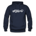 Arkansas Hoodie - Hand Lettered Unisex Arkansas Hooded Sweatshirt - navy