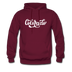 Colorado Hoodie - Hand Lettered Unisex Colorado Hooded Sweatshirt - burgundy