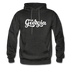 Georgia Hoodie - Hand Lettered Unisex Georgia Hooded Sweatshirt - charcoal gray