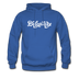 Delaware Hoodie - Hand Lettered Unisex Delaware Hooded Sweatshirt - royal blue