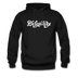 Delaware Hoodie - Hand Lettered Unisex Delaware Hooded Sweatshirt - black