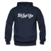 Delaware Hoodie - Hand Lettered Unisex Delaware Hooded Sweatshirt - navy