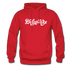 Delaware Hoodie - Hand Lettered Unisex Delaware Hooded Sweatshirt - red