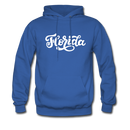 Florida Hoodie - Hand Lettered Unisex Florida Hooded Sweatshirt - royal blue