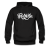 Florida Hoodie - Hand Lettered Unisex Florida Hooded Sweatshirt - black