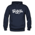 Florida Hoodie - Hand Lettered Unisex Florida Hooded Sweatshirt - navy