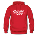 Florida Hoodie - Hand Lettered Unisex Florida Hooded Sweatshirt - red