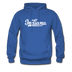 Indiana Hoodie - Hand Lettered Unisex Indiana Hooded Sweatshirt - royal blue