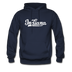 Indiana Hoodie - Hand Lettered Unisex Indiana Hooded Sweatshirt - navy