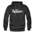 Indiana Hoodie - Hand Lettered Unisex Indiana Hooded Sweatshirt - charcoal gray