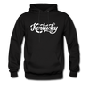 Kentucky Hoodie - Hand Lettered Unisex Kentucky Hooded Sweatshirt - black