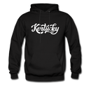 Kentucky Hoodie - Hand Lettered Unisex Kentucky Hooded Sweatshirt - black