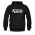 Kentucky Hoodie - Hand Lettered Unisex Kentucky Hooded Sweatshirt - black