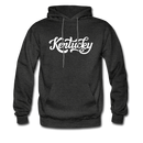 Kentucky Hoodie - Hand Lettered Unisex Kentucky Hooded Sweatshirt - charcoal gray