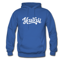 Hawaii Hoodie - Hand Lettered Unisex Hawaii Hooded Sweatshirt - royal blue