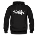 Hawaii Hoodie - Hand Lettered Unisex Hawaii Hooded Sweatshirt - black