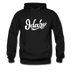 Idaho Hoodie - Hand Lettered Unisex Idaho Hooded Sweatshirt - black