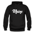 Maine Hoodie - Hand Lettered Unisex Maine Hooded Sweatshirt - black