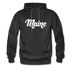 Maine Hoodie - Hand Lettered Unisex Maine Hooded Sweatshirt - charcoal gray