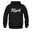 Illinois Hoodie - Hand Lettered Unisex Illinois Hooded Sweatshirt - black