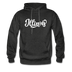 Illinois Hoodie - Hand Lettered Unisex Illinois Hooded Sweatshirt - charcoal gray