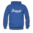 Louisiana Hoodie - Hand Lettered Unisex Louisiana Hooded Sweatshirt - royal blue
