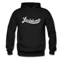 Louisiana Hoodie - Hand Lettered Unisex Louisiana Hooded Sweatshirt - black
