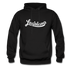 Louisiana Hoodie - Hand Lettered Unisex Louisiana Hooded Sweatshirt - black