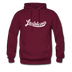 Louisiana Hoodie - Hand Lettered Unisex Louisiana Hooded Sweatshirt - burgundy