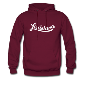 Louisiana Hoodie - Hand Lettered Unisex Louisiana Hooded Sweatshirt