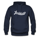 Louisiana Hoodie - Hand Lettered Unisex Louisiana Hooded Sweatshirt - navy
