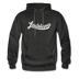 Louisiana Hoodie - Hand Lettered Unisex Louisiana Hooded Sweatshirt - charcoal gray